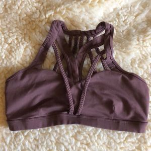 Bombshell Sportswear mauve sports bra